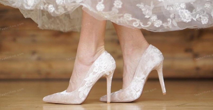 مدل کفش عروس 2021 | کفش عروس اسپرت ، راحت ، لژدار، پاشنه دار 